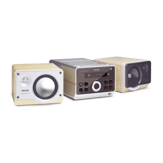 Philips MCD370 Home audio system Manuals