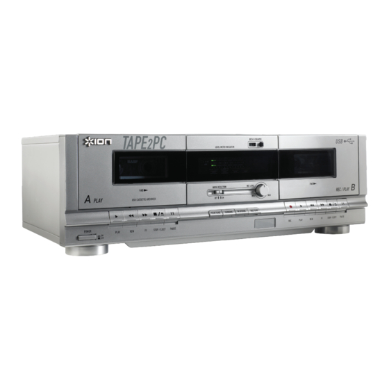 ION  TAPE2PC Specifications