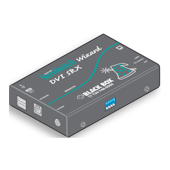 Black Box Wizard DVI SRX KVM Extender Manuals