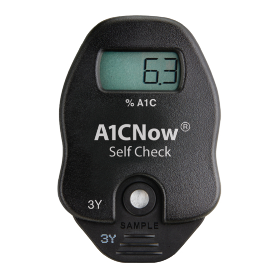 Polymer Technology Systems A1C Now Self Check User Manual