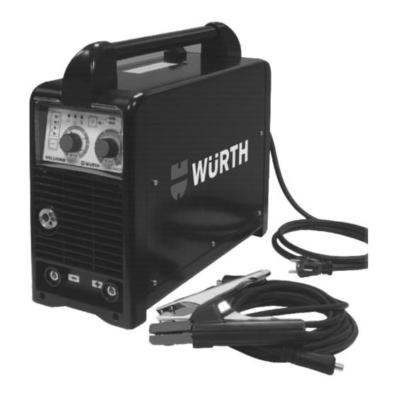 wurth WWS 3-POWER Instruction And Maintenance Manual