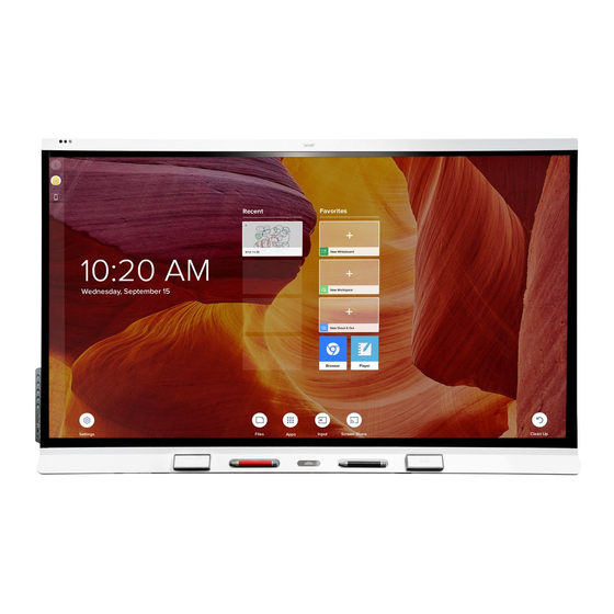 SMART Board 6000S Series User Manual