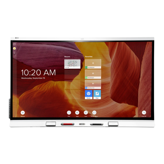 SMART Board 6000S Series Installation And Maintenance Manual