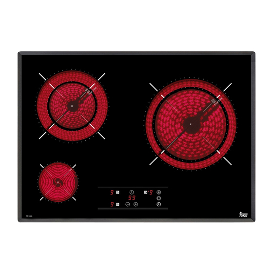 Teka TR 5300 Installation Instructions And Recommendations For Using And Maintaining