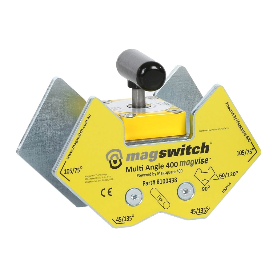 Magswitch 400 Operation And Instruction Manual