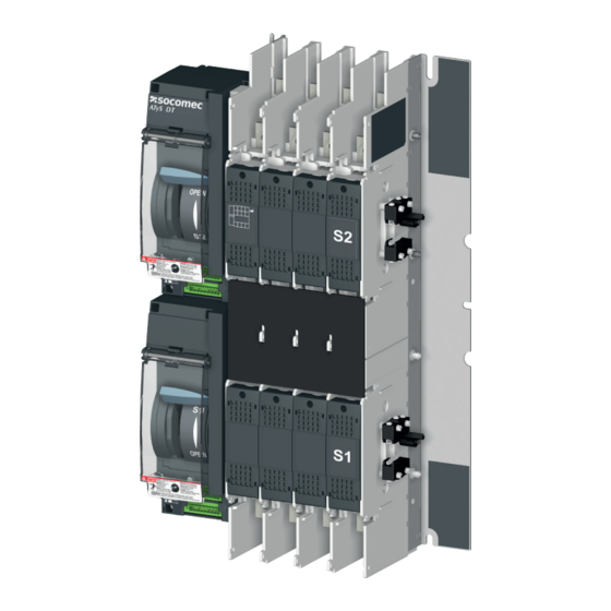 socomec ATyS DT Quick Start Manual