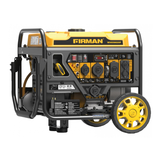 Firman WH03562OF Operator's Manual