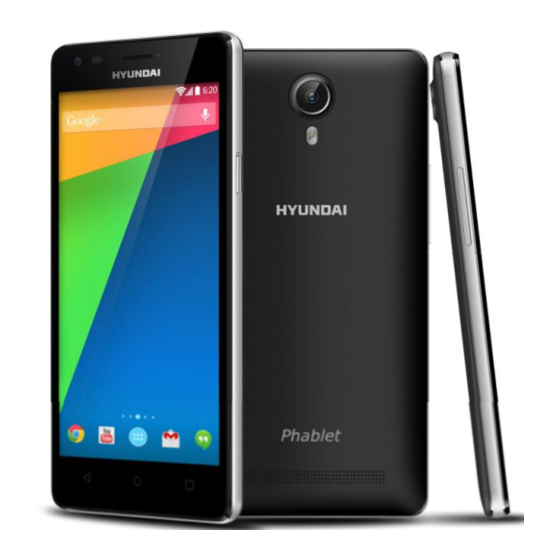 Hyundai Phablet HP514Q Quick Start Manual