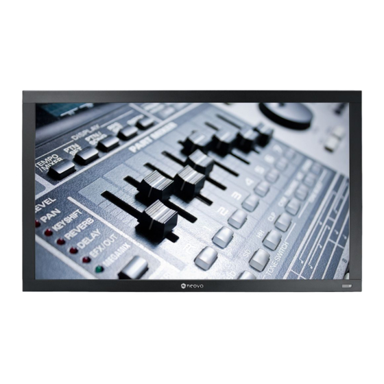 AG Neovo HX-32E User Manual