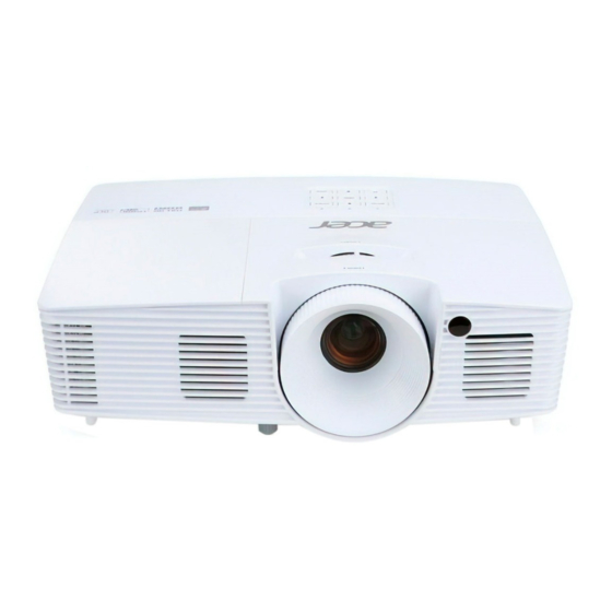 Acer H6519ABD Series Projector Manuals