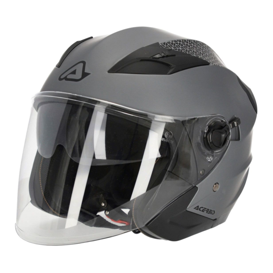 ACERBIS FIRSTWAY 2.0 Motorcycle Helmet Manuals