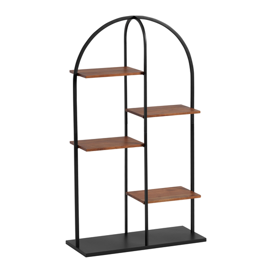 World Market DAPHNE ARCH TOP BOOKCASE 622514 Manuals