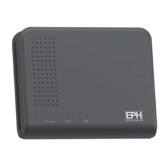 EPH Controls GW04 Manuals