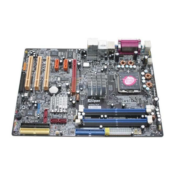 AOpen i945Ga-PLF Easy Installation Manual