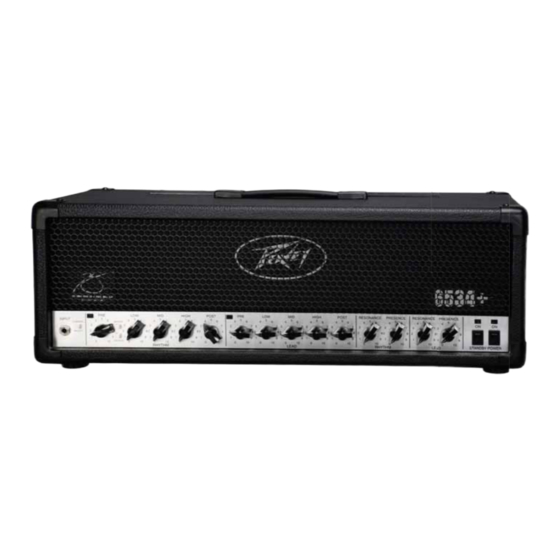 Peavey 6534 Operating Manual