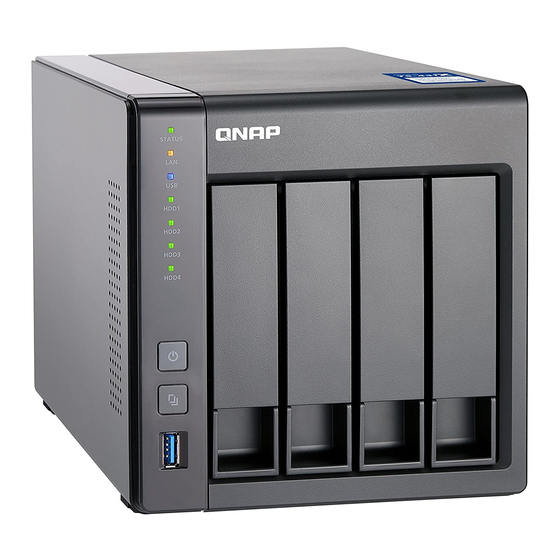 QNAP TS-431X Network Attached Storage Manuals