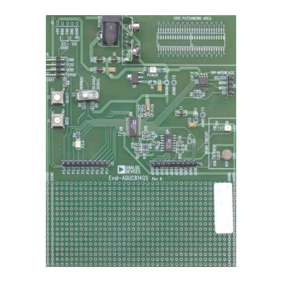 Analog Devices MICROCONVERTER ADUC814-28TSSOP Reference Manual