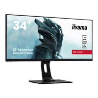 Iiyama G-Master GB3461WQSU User Manual