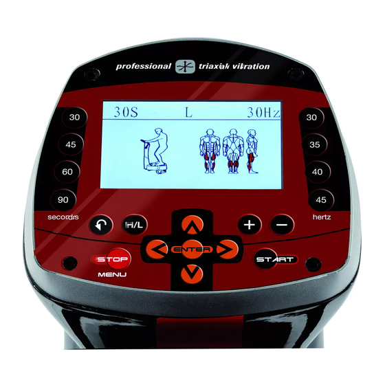 BH FITNESS Vibroboost GS Manual