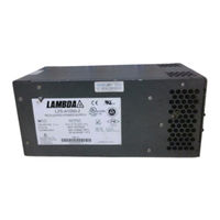 TDK-Lambda LZS-A1000-2 Installation, Operation And Maintenance Manual