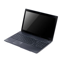 Acer ASPIRE 5742Z Quick Manual