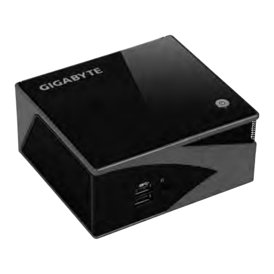 Gigabyte GB-BXA8-5557 Quick Start Manual