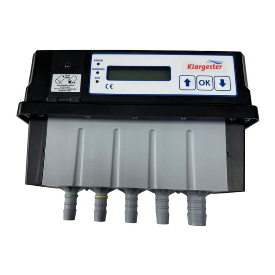 Kingspan Klargester BioTec+ Control Panel Manual