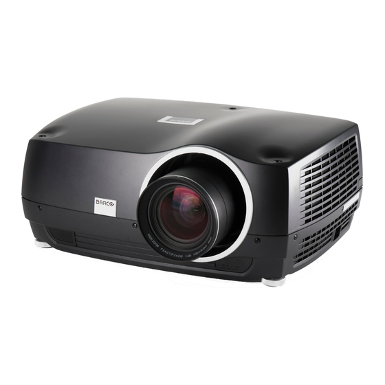 Barco FS33 IR WUXGA Addendum To Users Manual