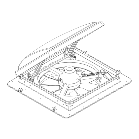 Airxcel maxxfan 4000KI Installation Instructions And Operating Manual