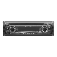 Panasonic CQCM130U - MP3 CD RECEIVER Operating Instructions Manual