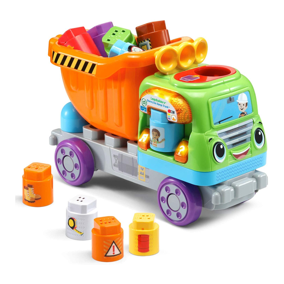 LeapFrog LeapBuilders Store & Go Dump Truck Manuals