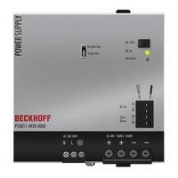 Beckhoff PS3011-4820-0000 Installation Manual