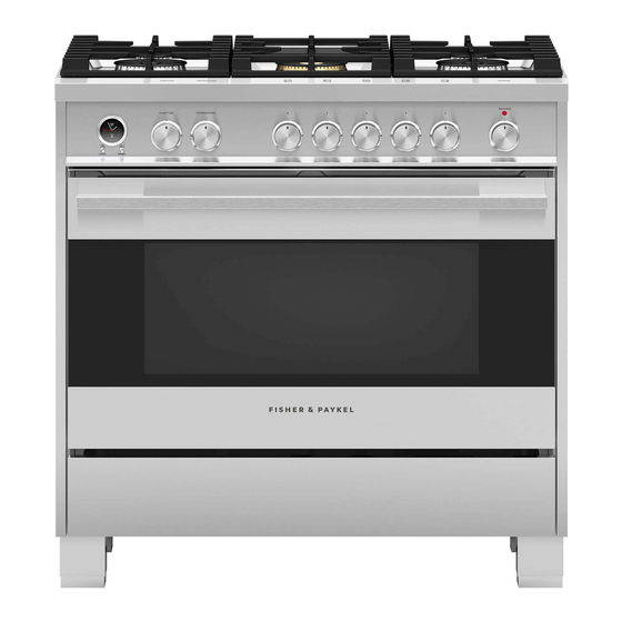 Fisher & Paykel OR36S Gas Gas Installation Manual
