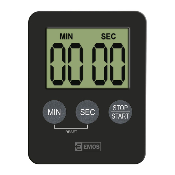 Emos E0202 Quick Start Manual