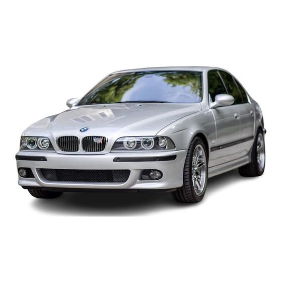 BMW M5 2002 Owner's Manual
