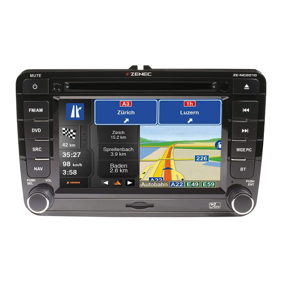 ZENEC ZE-NC2010 Brochure & Specs