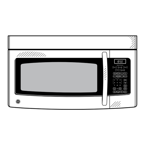 GE Spacemaker JVM1850SMSS Dimensions And Installation Information