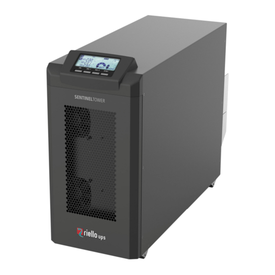 Riello UPS Sentinel Tower STW 5000 User Manual