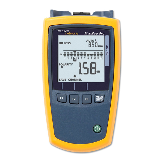 Fluke MultiFiber Pro User Manual