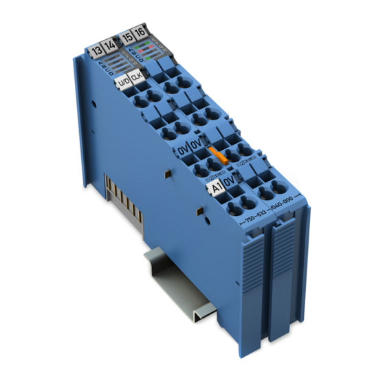 WAGO 750-633/040-000 Manual