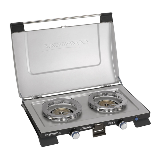Campingaz XCELERATE 600 SV Instructions For Use Manual