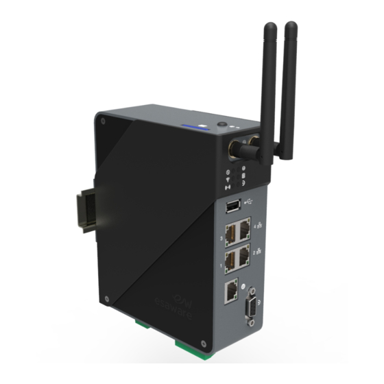 ESA AUTOMATION EW500 Industrial Router Manuals