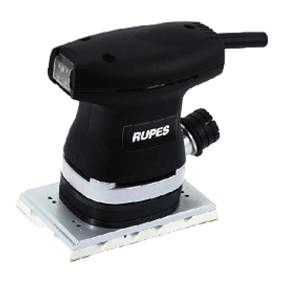 Rupes LE21A Operating And Maintenance Instructions Manual