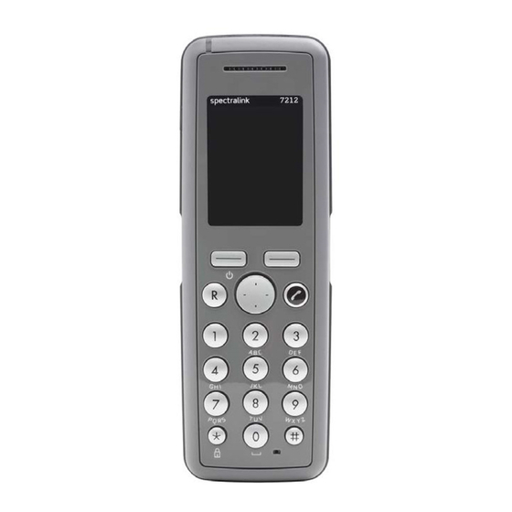 SpectraLink 7212 User Manual