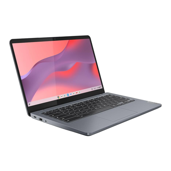 Lenovo Slim 3 Chromebook User Manual