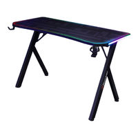 Xrocker LUMIO GAMING DESK WITH RGB NEO MOTION Assembly Instructions