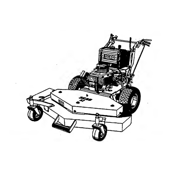SCAG POWER EQUIPMENT SWZ14KA TECHNICAL MANUAL Pdf Download ManualsLib