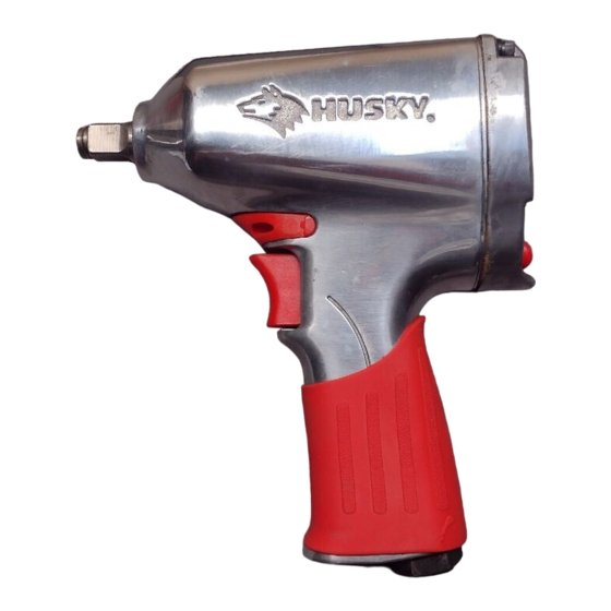 Husky Impact Wrench Operating Instructions Manual