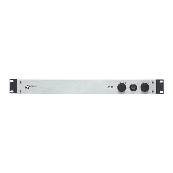 AMAV AV2.2P Installation & Operation Manual