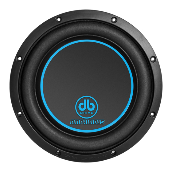 DB Drive Amphibious APW10D4 User Manual